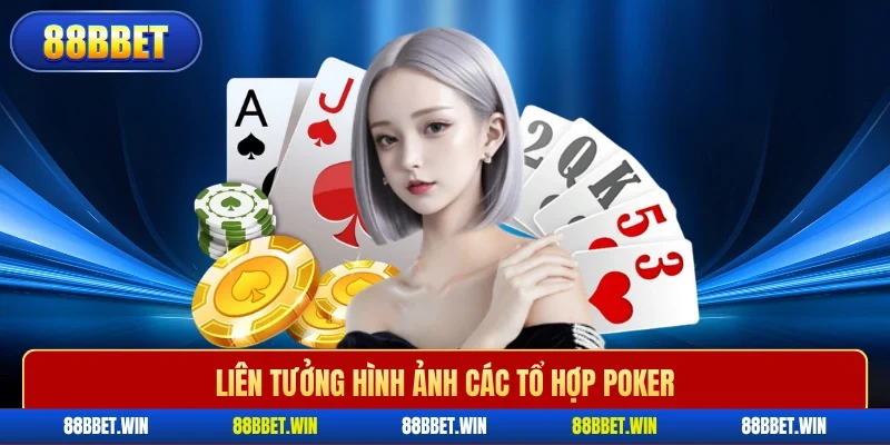 Liên tưởng hình ảnh các tổ hợp poker